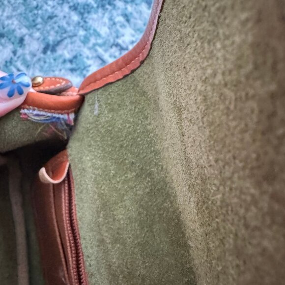 Vintage Dooney & Bourke Equestrian Line Purse Crossbody Bag - Picture 14 of 16